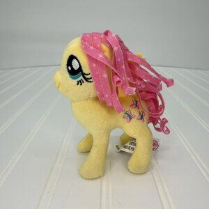 Hasbro My Little Pony Fluttershy Mini Plush Stuffed Animal Toy Yellow Pink 5"